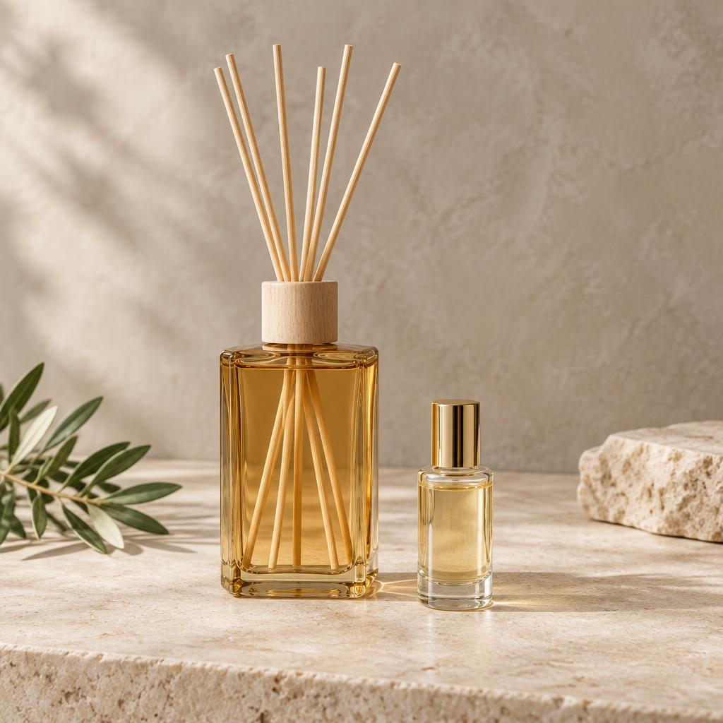 Oils, diffusers & gifts illustrative product selection